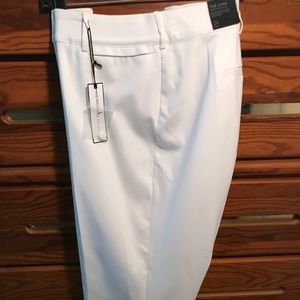 Lane Bryant White Crop Pants NWT